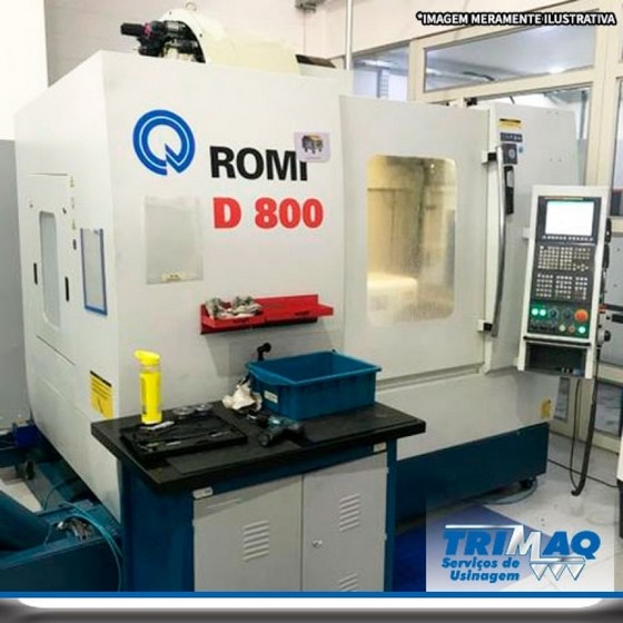 Centro de Usinagem Cnc com 4 Eixos São Luís - Centro de Usinagem de Cnc Romi