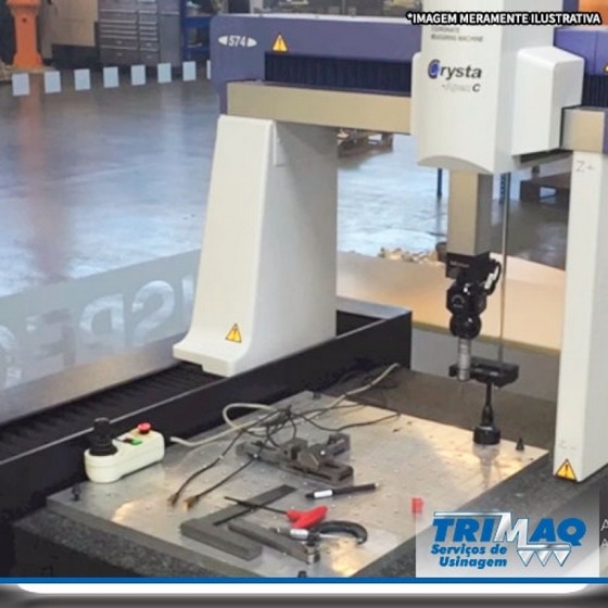 Medição Tridimensional Preço Palmas - Medição Tridimensional para Peças em Alumínio