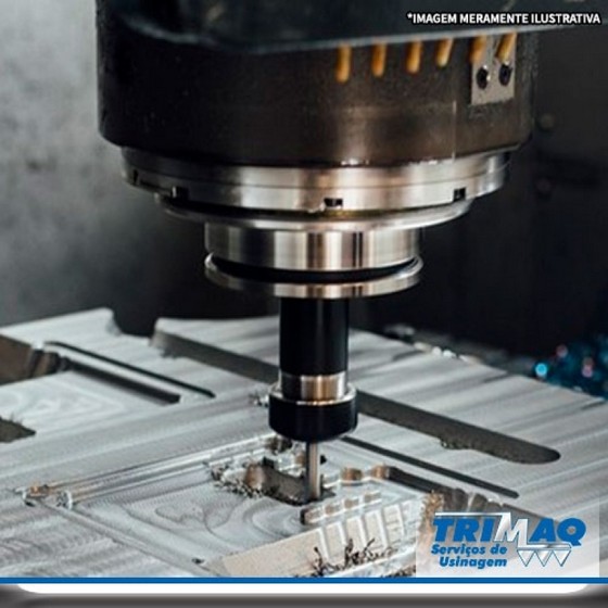 Serviço de Centro de Usinagem a Cnc em Peças Preço São Paulo - Serviço de Usinagem com Cnc