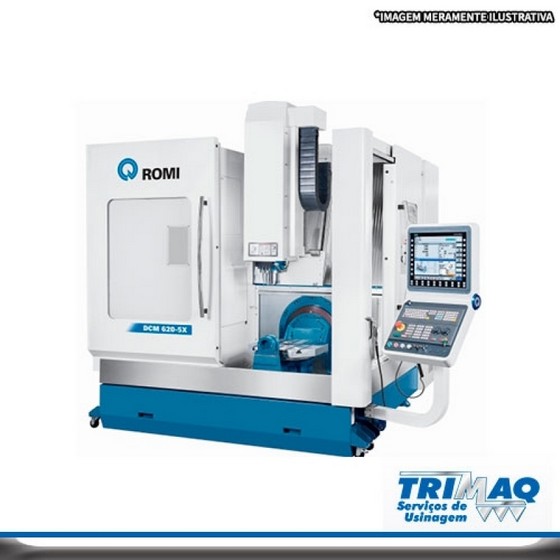 Serviço de Centro de Usinagem Romi Goiânia - Serviço de Centro de Usinagem Cnc Romi