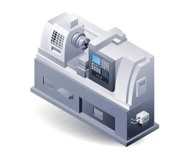 Torno cnc industrial